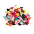 thumbnail image 2 of Colgantes de flores de tela colorida Yinane 100 piezas para pendientes llavero suéter collares, 2 of 7
