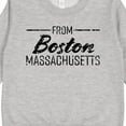 thumbnail image 3 of Inktastic From Boston Massachusetts in Black Distressed Text Toddler Sweatshirt, 3 of 4