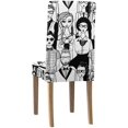 thumbnail image 4 of Funda protectora para silla ABPHQTO Hipsters Estiramiento juego de 4, 4 of 4