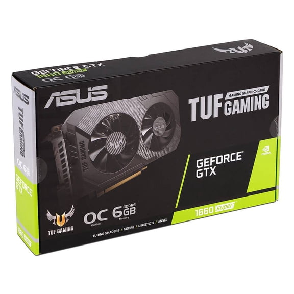 Tarjeta de Video ASUS GeForce GTX 1660 SUPER TUF-GTX1660S-O6G-GAMING 6GB