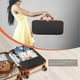 thumbnail image 4 of Hair Straightener Storage Bag for Airstrait HT01 Hair Dryer Hair Straightener Organizer Double Zipper Storage Case Black, 4 of 5