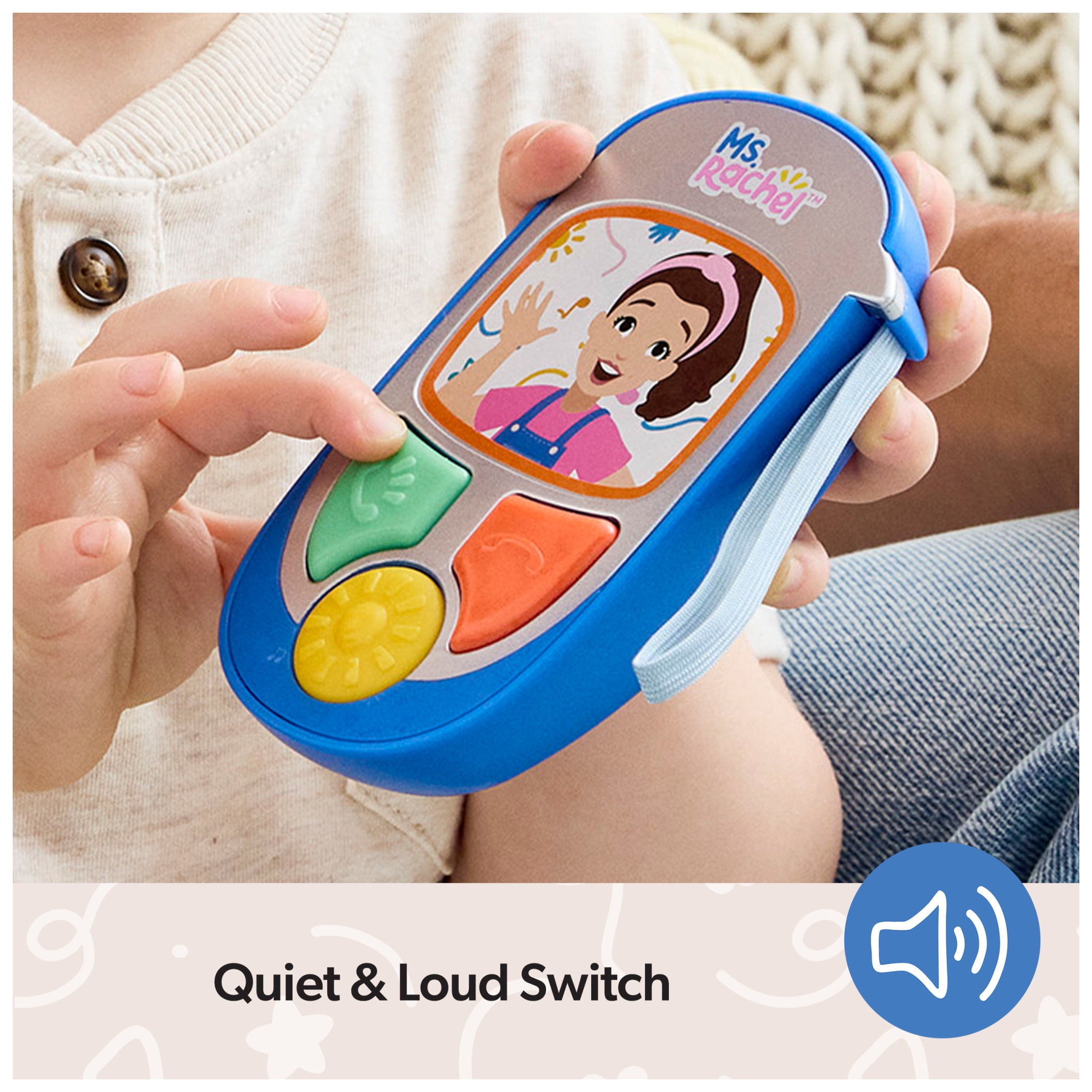 Ms. Rachel Electronic Talk with Me Learning Phone with Conversational Phrases for Kids Ages 1+