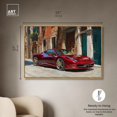 thumbnail image 4 of Car in Italy Canvas Print Car Art by Art Remedy, Gold Frame, 54 x 36, 4 of 6