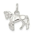 thumbnail image 3 of 925 Sterling Silver Horse Charm Pendant, 3 of 5