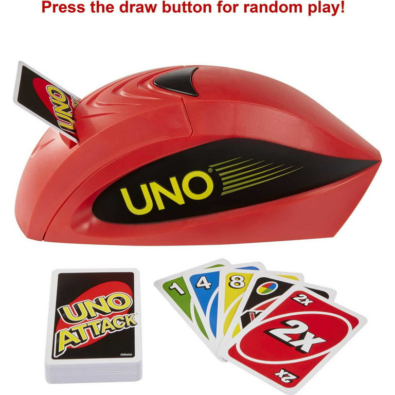 UNO ATTACK! Rapid Fire Card Game for 2-10 Players Ages 7Y+ 