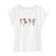 thumbnail image 2 of Camiseta para mujer con cuello redondo, camisetas de verano para vacaciones, trabajo, mochilero, camping SG, 2 of 7