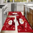 thumbnail image 6 of Floral Kitchen Rugs Sets of 3, Non Slip Kitchen Rugs and Mats Washable Farmhouse Kitchen Rugs Floral Kitchen Floor Mat Carpet Runner Rugs for Hallway Laundry Room, 6 of 12