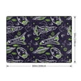 thumbnail image 2 of Area Rugs For Living Room Decor - green Space Pattern white Soft Anti Slip Throw Washable Rugs 5x7 For Bedroom, Indoor Carpet For Bedroom Living Room 80x58In, 2 of 7