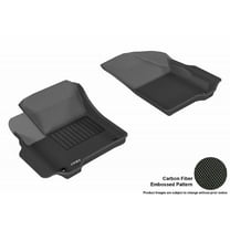 3D MAXpider 2012-2020 Fits Dodge Journey Kagu 1st Row Black Carbon Fiber Embossed Pattern Floor Mat L1DG01211509