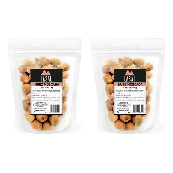 Nuez Moscada Entera 1 Kilogramo 2 Piezas