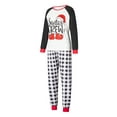 thumbnail image 4 of DuAnyozu Holiday Family Matching Pajamas Christmas Pjs Set Long Sleeve Tops Xmas Pajamas Pant Cute Family Jammies, 4 of 9