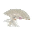 thumbnail image 1 of Abanico de mano de encaje de boda Yotijar Ventilador plegable de encaje para mujeres, 1 of 10