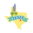 thumbnail image 3 of CafePress - Texas State Outline Bluebonnet Flower Pajamas - Women's Dark Pajamas, 3 of 4
