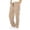 Khaki, variant on Kids Side Stripe Sweatpants, Elastic Waist Loose Fit Trousers, Casual Unisex Everyday Bottoms