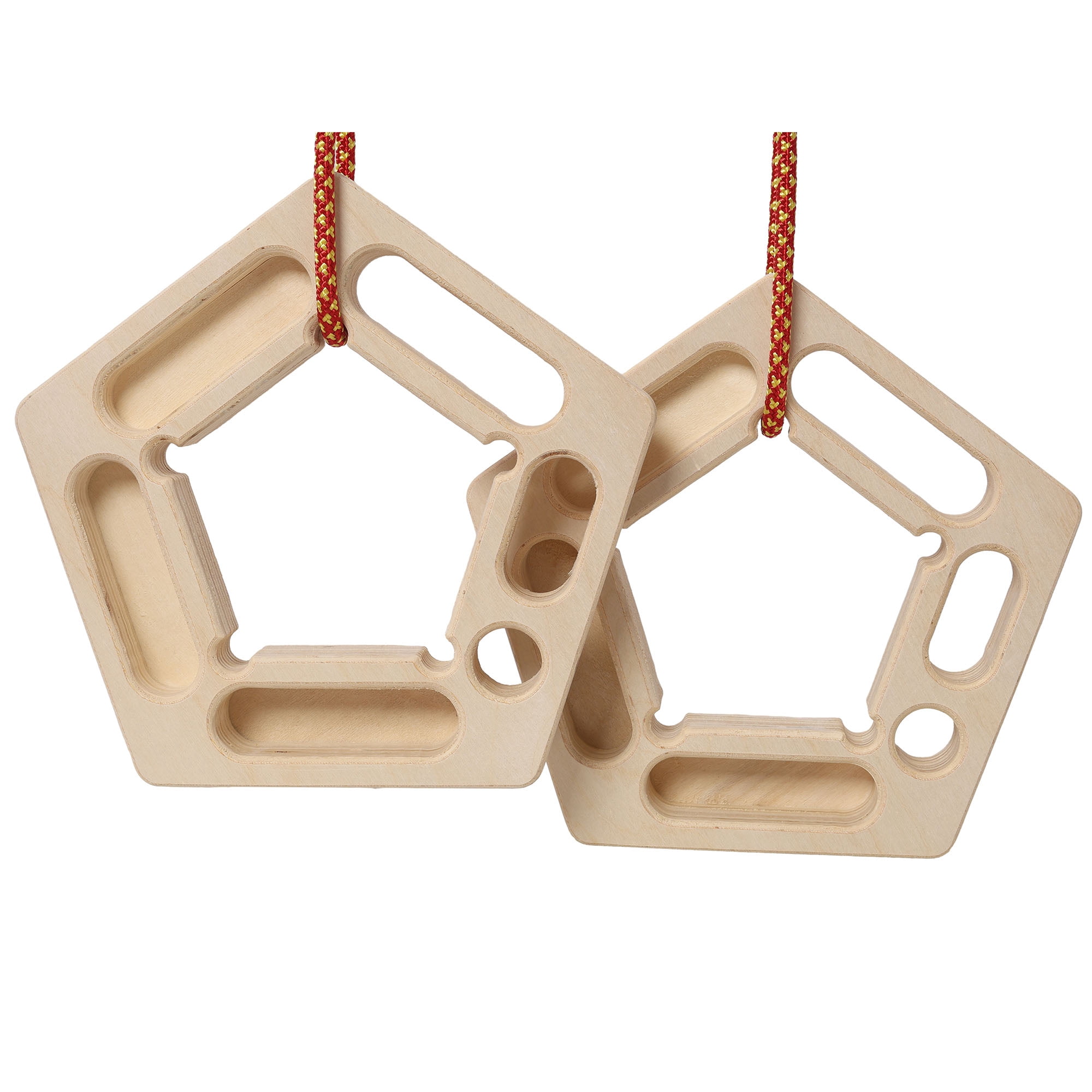CQSXDA 2pack Wooden Climbing Hangboard For Strengthening Fingers And Grip Essential Rock Climbing Training Tool