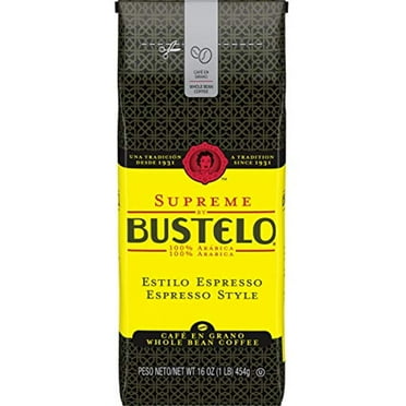 Cafe Bustelo Espresso Style Whole Bean Dark Roast Coffee - 16oz