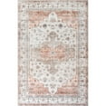 thumbnail image 4 of nuLOOM Vinka SplashGuard Machine Washable Area Rug, 8' x 8', Square, Vinka Beige, 4 of 11