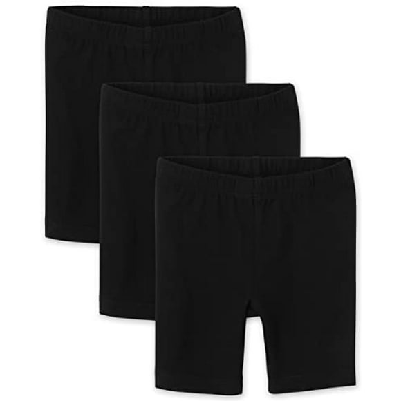 baby girls And Toddler Bike Shorts, Black 3 Pack, 18-24 Months US