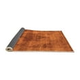 thumbnail image 2 of Ahgly Company Indoor Square Solid Orange Modern Area Rugs, 6' Square, 2 of 4