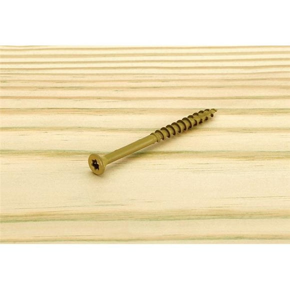 Starborn 5001351 No.9 x 2.5 in. Star Flat Head Epoxy Coated Carbon Steel Deck Screws, Pack of 75