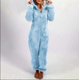 thumbnail image 1 of Pijamas de lana esponjosa con cremallera para mujer, ropa de dormir cálida con capucha para adultos, monos de talla grande 5XL, 2023 xuanjing  unisex, 1 of 2