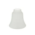 thumbnail image 4 of Aspen Creative 23137-4, Frosted Replacement Glass Shade, 2-1/8" Fitter, 4-3/4" D x 4-3/4" H, 4 Pack, 4 of 8