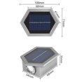 thumbnail image 4 of Foco Pared Plástico Con Exterior LED Solar para Jardín Doméstico (B), 4 of 4