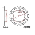 thumbnail image 2 of JT Steel Rear Sprocket 38T for Street YAMAHA FJ1200/C 1989-1992, 2 of 4