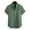 Green, variant on Men's Short Sleeve Button-down Casual Henley Shirts