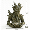 thumbnail image 3 of The Quiet Offering A Tree-Integrated Bird Feeding Sculpture,Outdoor Millennial Tree Bird Feeder,Fairy Garden Tree Face Elf Statue,with Keyhole Hanger,Unique Gifts for Birds Lovers, 3 of 7