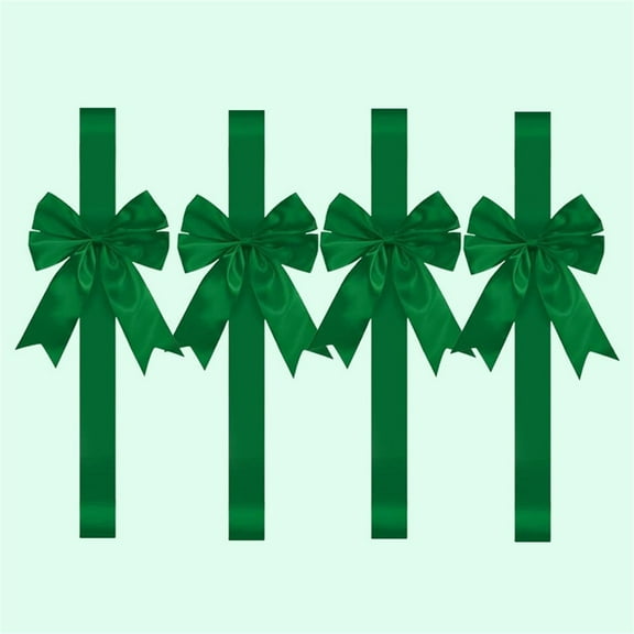 Upgraded Christmas Cabinet Door Bows And Ribbons Large Red Christmas Door Cabinet Bows For Gifts Xmas Cabinets Furniture Kitchen Party Decorations O