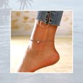thumbnail image 5 of Silvora 925 Sterling Silver Heart Anklet for Women, Letter D Initial Summer Foot Jewelry, 5 of 8