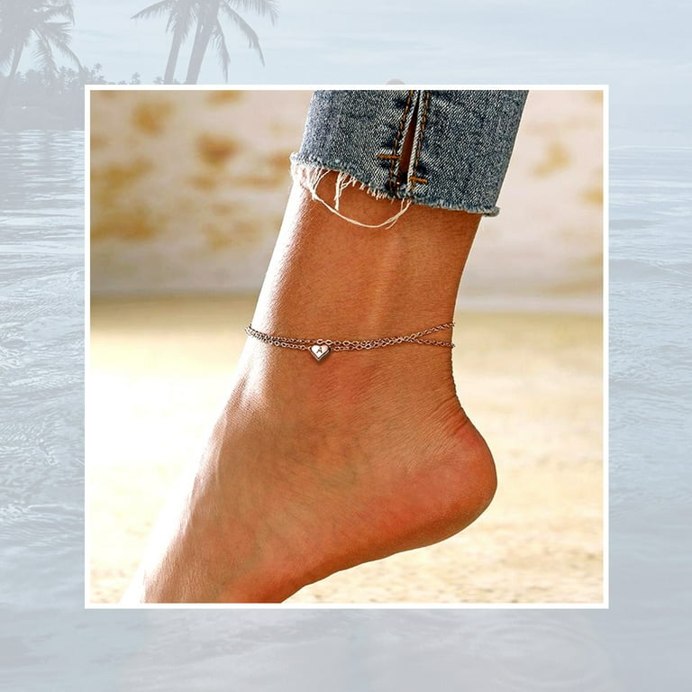 Anklet with 2024 d initial