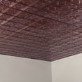 thumbnail image 5 of FASÄDE Traditional 4 Decorative Vinyl 2ft x 2ft Lay in Ceiling Panel in Moonstone Copper(5 Pack), 5 of 5