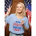 thumbnail image 2 of Freedom Squad W Garland T-Shirt Women -Image by Shutterstock, Female 5X-Large, 2 of 4