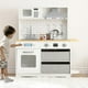 thumbnail image 2 of ChaoLink Cocina de juguete para niños, set de juego de cocina de madera para niños con luces y sonidos reales, para niños pequeños y niños, 2 of 7