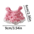 thumbnail image 6 of BULLPAW Small Pet Dress Mini Knitted Ferret Clothes Handmade Hamster Princess Skirt for Rabbit Guinea Pig Squirrels Chinchilla, 6 of 7