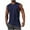 A-Navy, variant on GERsome Men's Tank Tops Crewneck Sleeveless Loose Fit T Shirts Workout Athletic Muscle Tee S-2XL