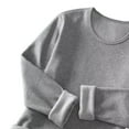 thumbnail image 5 of Big & Tall Fleece Lined Base Layers Tops Mens Long Sleeve Thermal Underwear Shirts Cold Weather Gear Snow Wear Gray, 3XL, 5 of 7