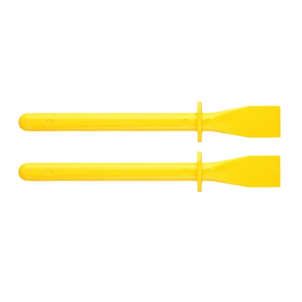 2 esparcidores de pegamento, barra aplicadora de pegamento para manualidades, duradero y flexible. Amarillo