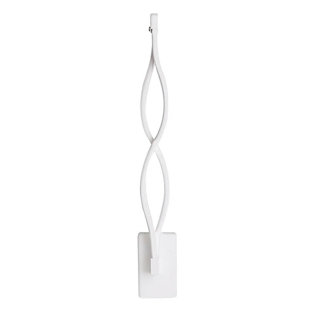 Dubbele Golvend Wandlamp, 16W Moderne Minimalistische LED Wandlampen para interiores Concha blanca blanca cálida Zulema Lámpara de pared de doble espiral
