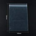 thumbnail image 2 of 100pcs Zip Lock Bags Clear Top Seal Bags Single Track Seal Top Bag for Hardware Beads Hobbies and Crafts 15x10cm, 2 of 6