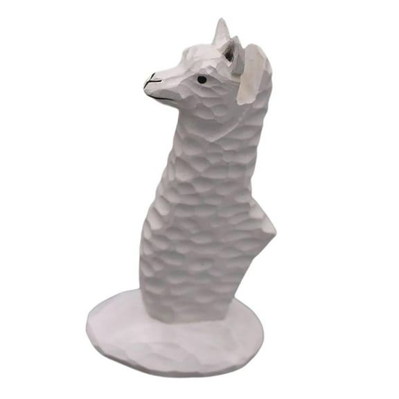 Eyeglass Holder Sunglasses Display Rack Wooden Home Office Ornament Creative Alpaca