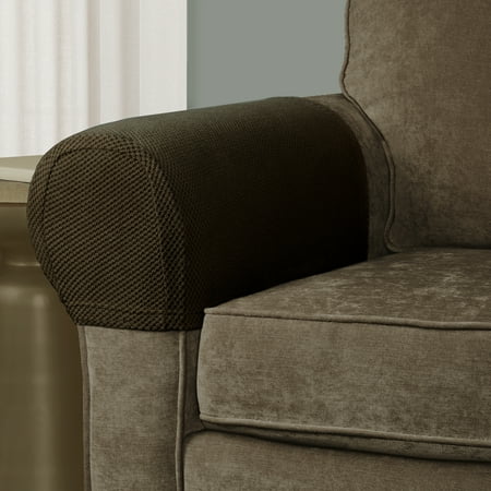 Mainstays Pixel Stretch 2 Piece Furniture Arm Covers Slipcovers Mainstays Pixel Stretch 2 Piece Furniture Arm Covers Slipcovers