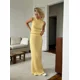 thumbnail image 1 of Conjunto de 2 piezas de falda y chaleco de punto elegante y nuevo de Bornladies, conjunto de falda larga elegante sin mangas con cuello alto a la moda de verano para mujer, 1 of 5