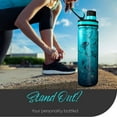 thumbnail image 3 of Millenti Pilates Water-Bottle Chug-Cap Spout-Lid - 26oz Vacuum Insulated, Stainless Steel, Double Walled, Thermos Flask Bottles (Ginkgo Teal) WB0326TL, 3 of 9