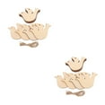 thumbnail image 6 of WORGEOUS 40 pcs Wood Bird Cutouts Unpainted Wood Bird Slices with Rope Mini Wooden Bird Shaped Slices Embellishments Unfinished Wood Ornaments for Christmas Home Decorations, 6 of 8
