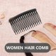 thumbnail image 2 of 2pcs Women's Girls 16-teeth Plastic Hair Comb / Hair Clip / Hair Pin / Hair Accesories (Black), 2 of 3
