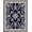 Blue, Pattern 1, variant on ODIKA 6x9 Machine Washable Non-Slip Area Rug, Ornamental Latticework Design with Serpentine Florals and Central Medallion High Traffic Rug, Pink, 666173