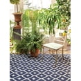 thumbnail image 4 of Dash & Albert Elizabeth Handwoven Indoor/Outdoor Rug, 4' x 6', Navy, 4 of 6